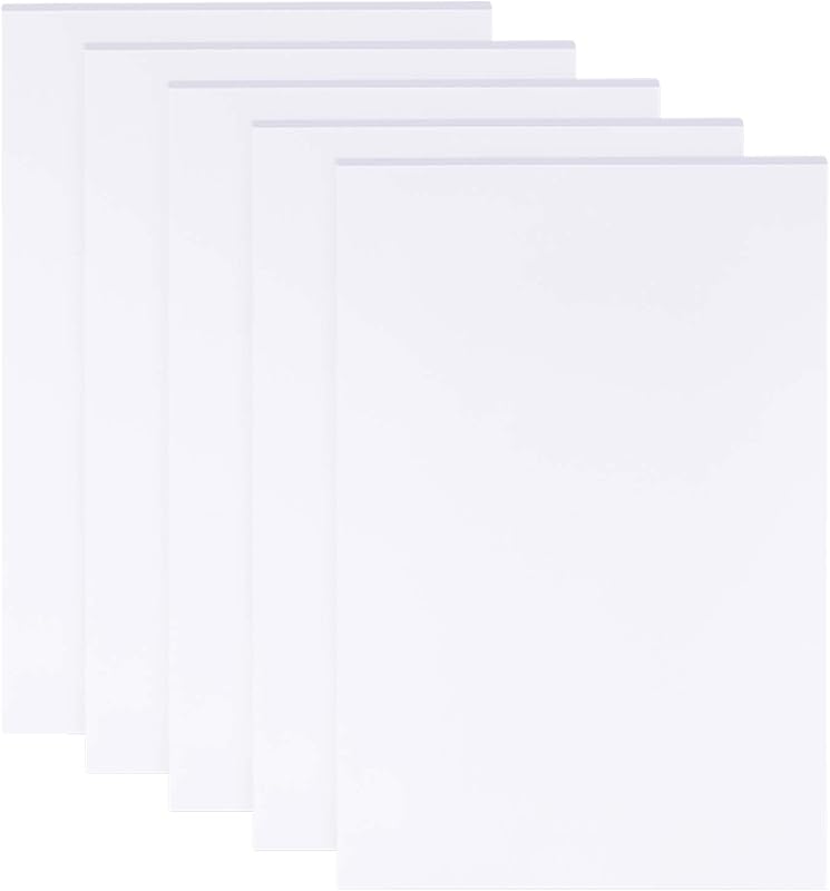 BENECREAT 5 db 3 mm-es fehér hablemez 30x20 cm poszter és modellezéshez - 3mm Dick, White