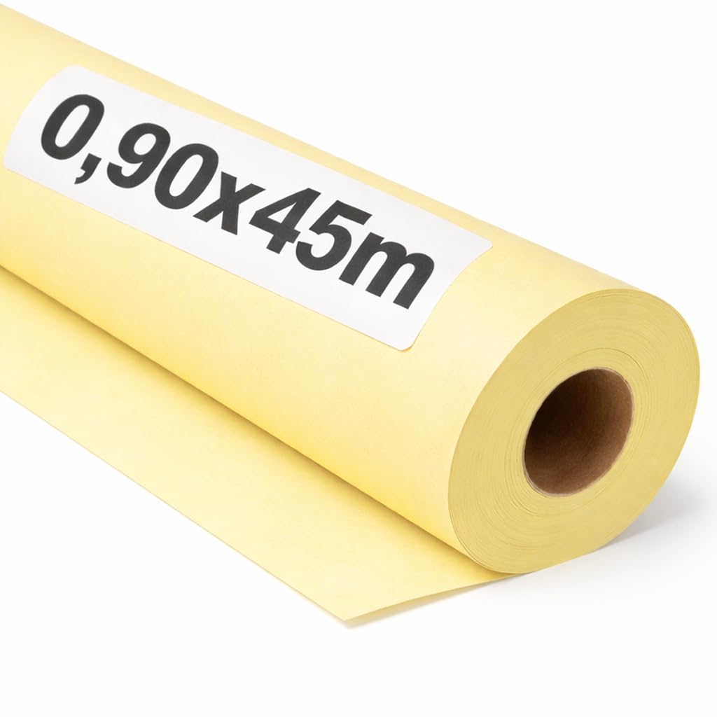 Ofituria Kraftpapier Gelb Pastell – Rolle 0