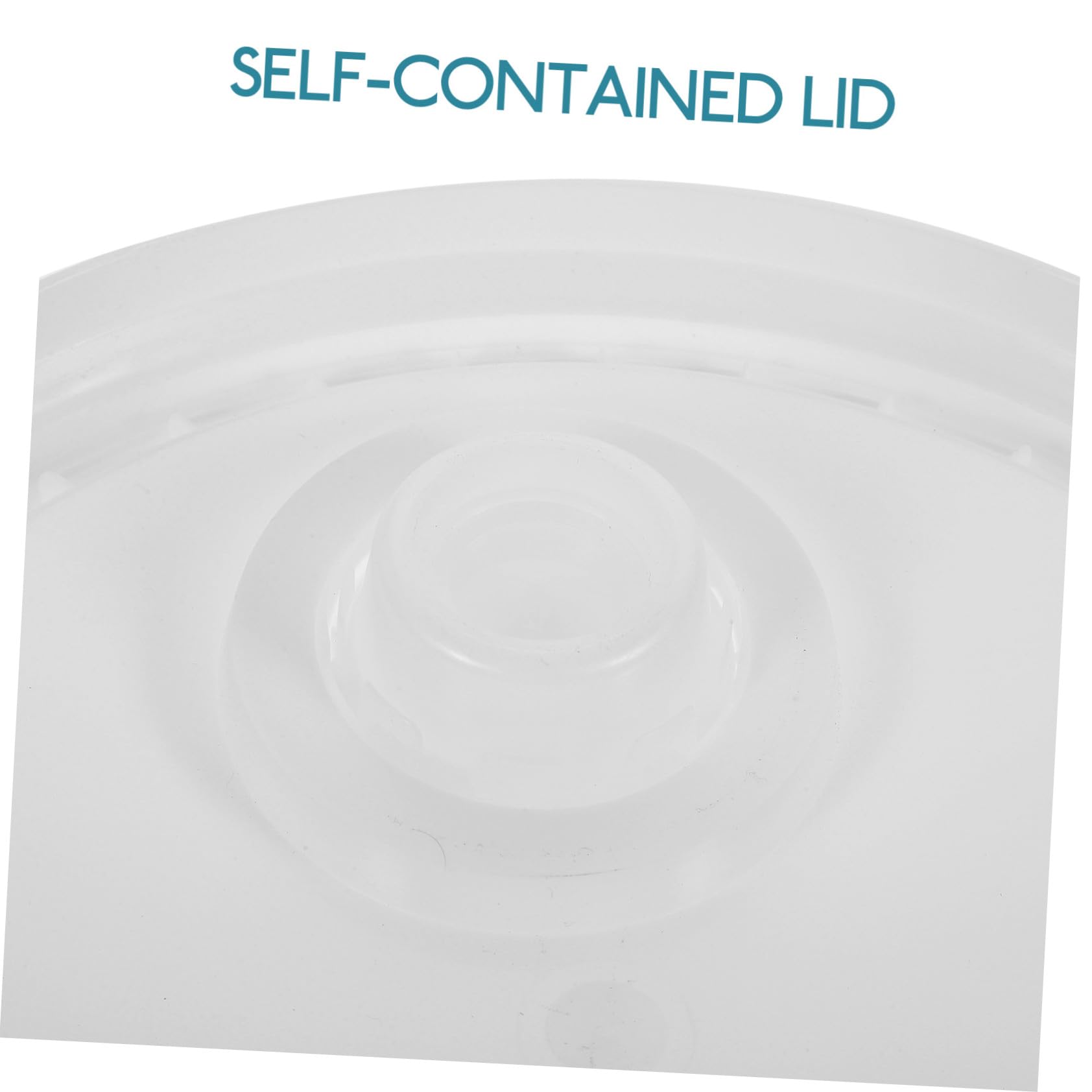 Toddmomy Cubo de Hdpe Resistente Prueba de Fugas de 10 litros con Tapa Hermética Blanco de Pintura Balde Adecuado para Almacenamiento y Transporte