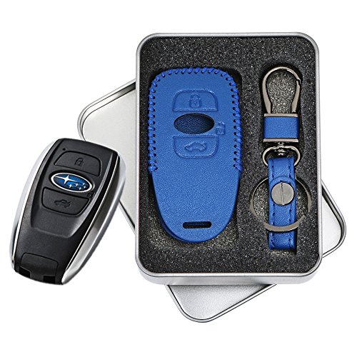 レヴォーグ レガシィ B4 インプレッサ 高級 レザー スマートキー ケース キー カバー スタイリッシュ 汚れ 滑り 傷 防止 スバル G4 WRX S4 STI XV スマピタくん