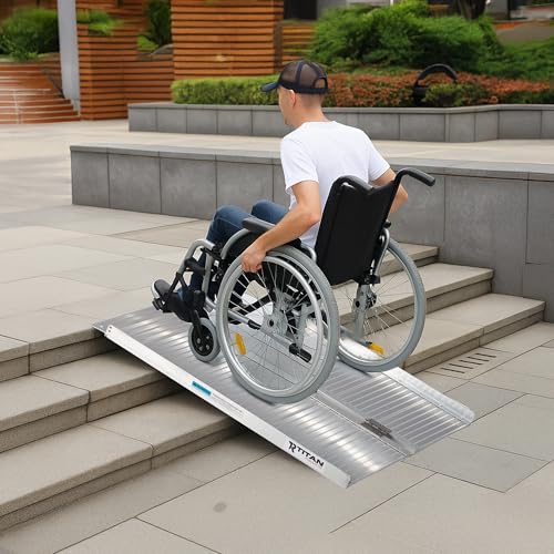 Titan Ramps Single-Fold Wheelchair Ramp - 600 lb. Capacity (3 ft)