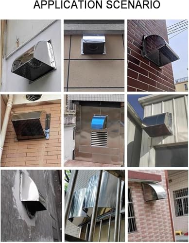 Grille d'aération en acier inoxydable 50 cm haut de gamme pour façade - 5