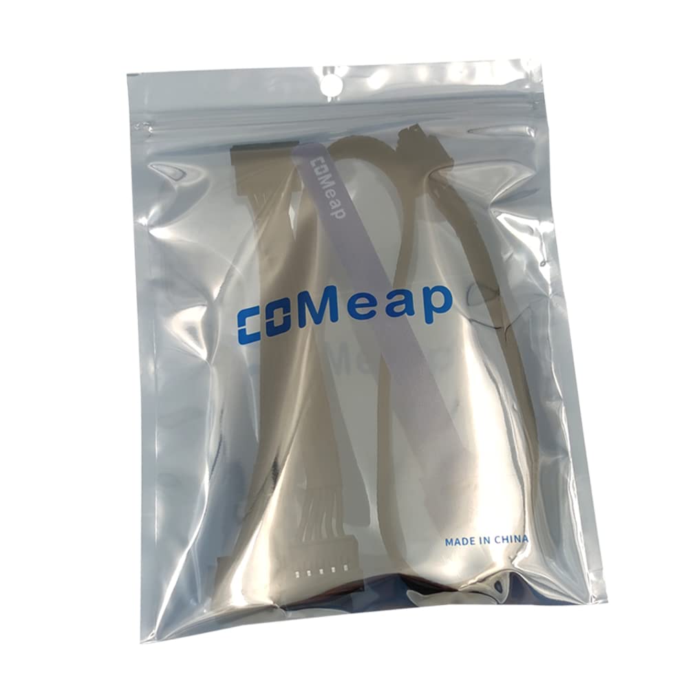 COMeap SATA Power Cable for Seasonic Antec PSUs, 6 Pin to 3X 15 Pin SATA Hard Drive Power Adapter Splitter Sleeved for BTC Mining Riser Card 20-in(50cm)