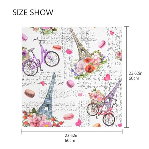 Silk Scarf Women's Fashion Square Satin Headscarf Neck Scarf Head Hair Wraps 23.6 Inches2