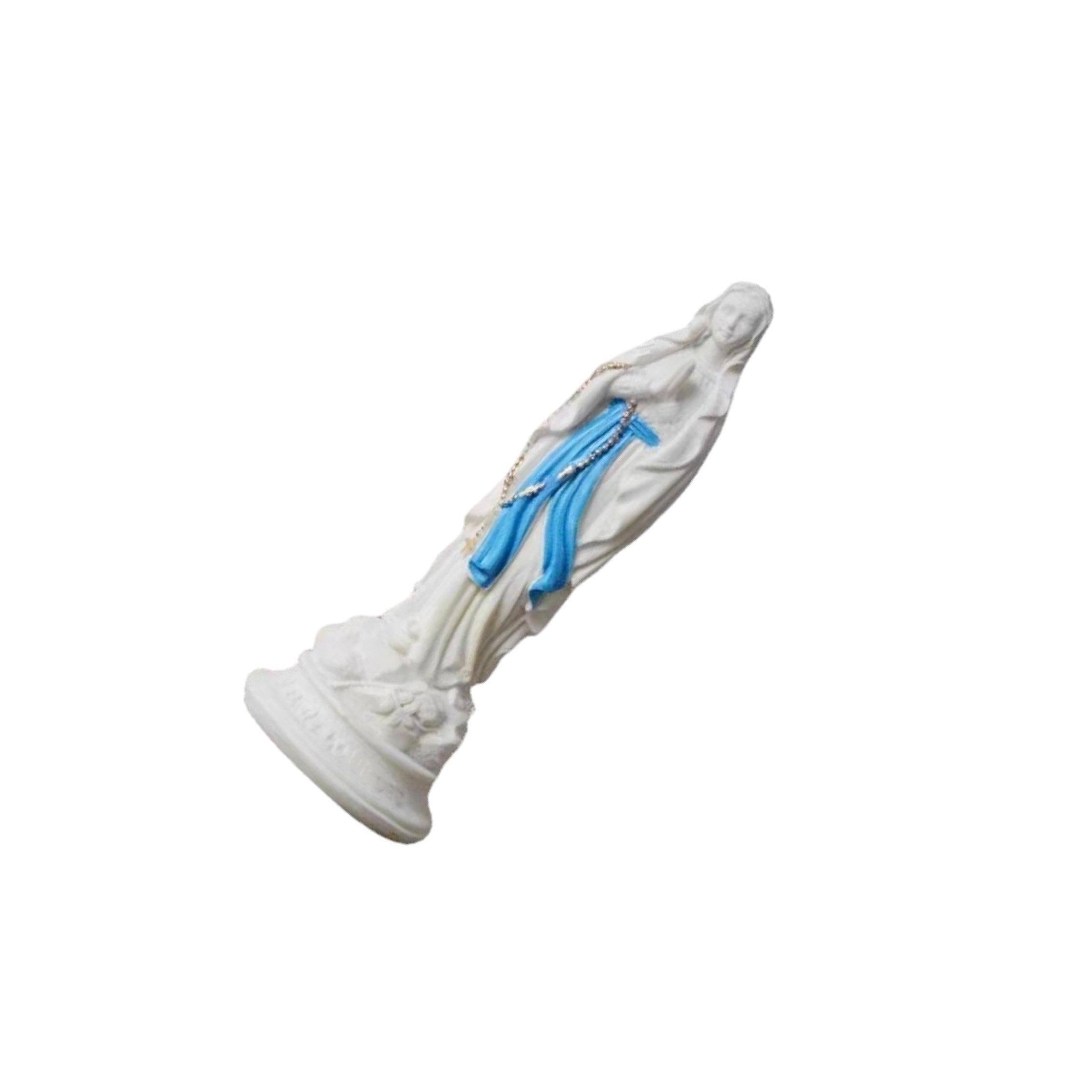 QIXCXAZ Beautiful Virgin Mary Figurine Holy Mother Mary Figurine Exceptional Resin Sculpture Indoor Display Or As Thoughtful Addition To Any Space. Gift For Someone Who Loves
