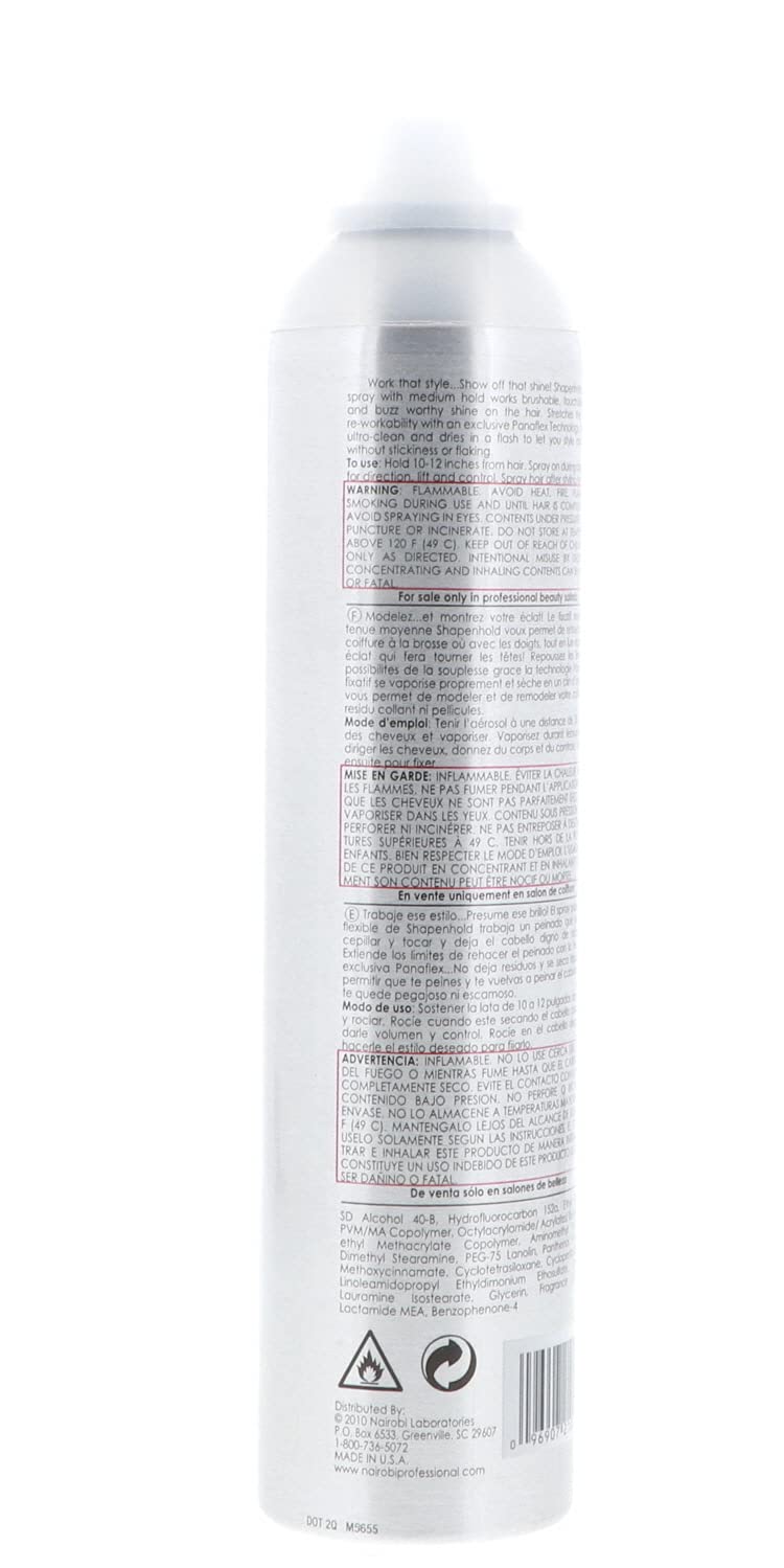 Shape n Hold Flat Iron Hairspray 10 ozQ - Image 5