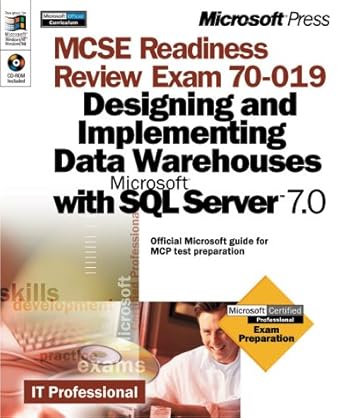 Designing and Implementing Data Warehouses with SQL Server 7.0: Buy ...