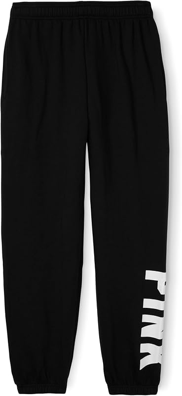 Victoria's Secret Campus Sweatpants con logo rosa para mujer, Pantalones de chándal para mujer, (XS-XXL)