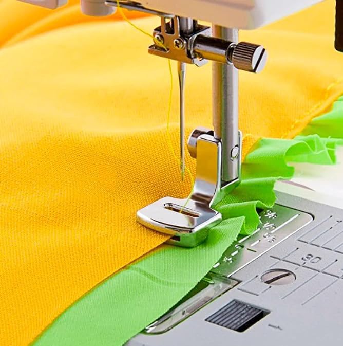 2pcs Pie Prensatelas para Plisar para Máquina de Coser miniatura 5