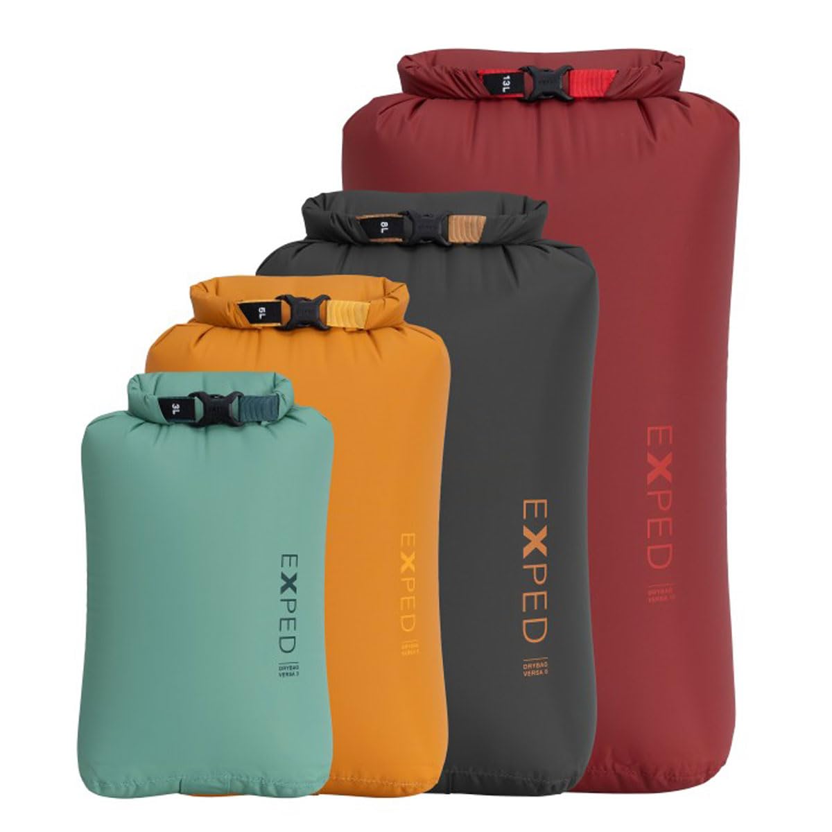 Exped Versa Waterproof Drybags 4-Pack (XS-L)