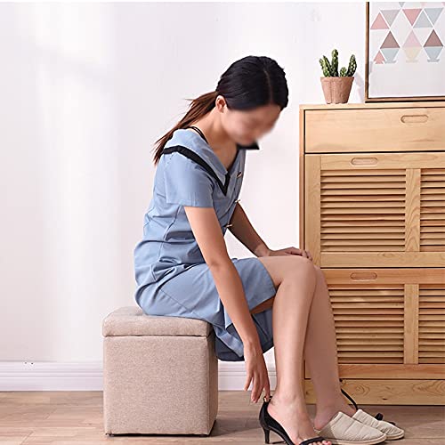 Sxnbh Multipurpose Storage Box Stool Innovative Sofa Stool Storage Footstool For Clothes Shoes Toys Snacks Magazines Home (Color : Black-Jojo's Bizarre Adventure1, Size : 30 * 30 * 30Cm) #TOP4