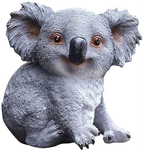 Sculpture koala en résine 18cm aux finitions soignées pour l'ornement de maison