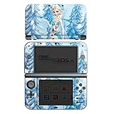 DeinDesign Skin kompatibel mit Nintendo New 3DS XL Folie Sticker Frozen ELSA Offizielles Lizenzprodukt Disney