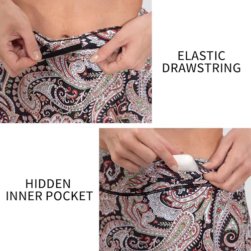 Image of M MOTEEPI Modest Knee Length Skorts Skirts for Women Tennis Athletic Golf Skort with Pockets UV Protection High Waist