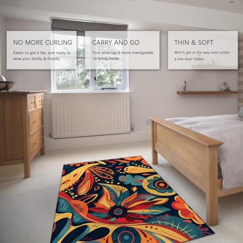 Tapis antidérapant et lavable 180x270 pour résoudre les problèmes de taches