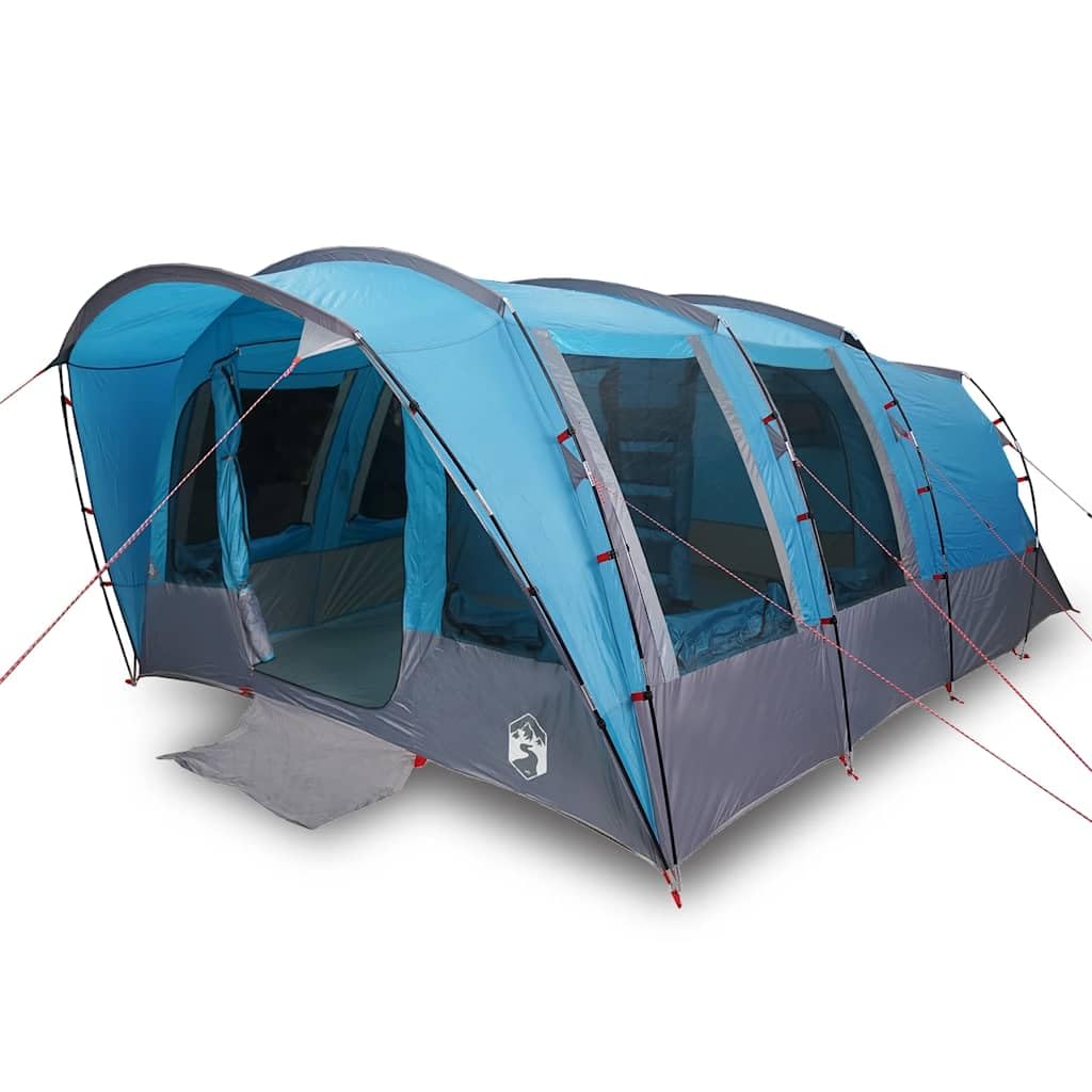 Tunnel-Familienzelt 8 Personen Familienzelt Eingang Campingzelt Groß Geräumig Wasserdicht Ideal für Campen & Festival Wasserdicht