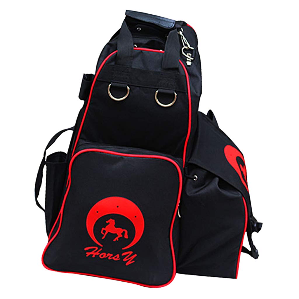 Leeadwaey Equestrian Bag Oxford Horse Riding Boots e casco Bag Zaino impermeabile