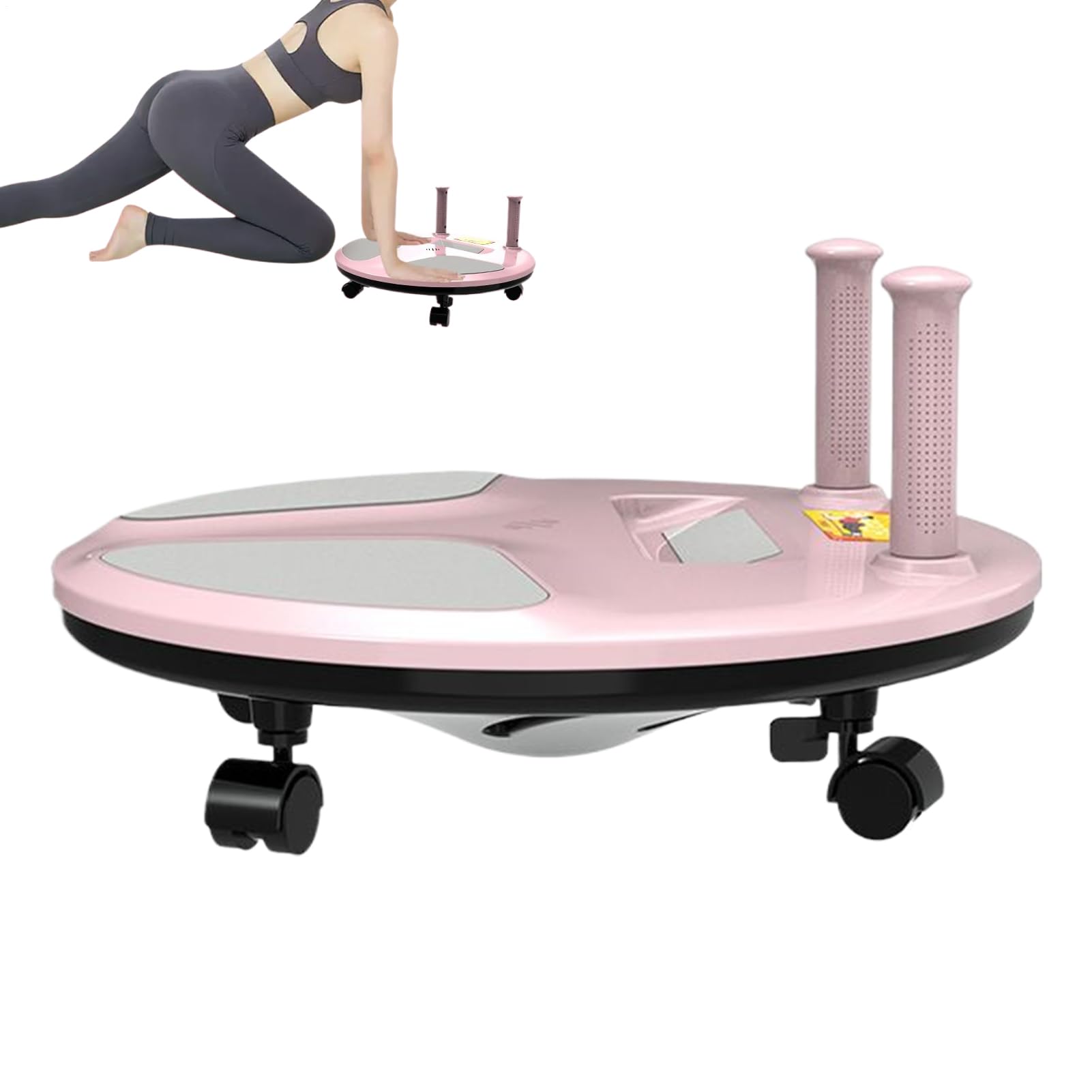 Rodillo Para Ejercicio Abdominal Equipo Para Gimnasio En Casa Y Fuerza | Entrenador Abdominal Con 4 Ruedas Para Mujeres, Jóvenes, Adultos, Deportistas Y Aficionados