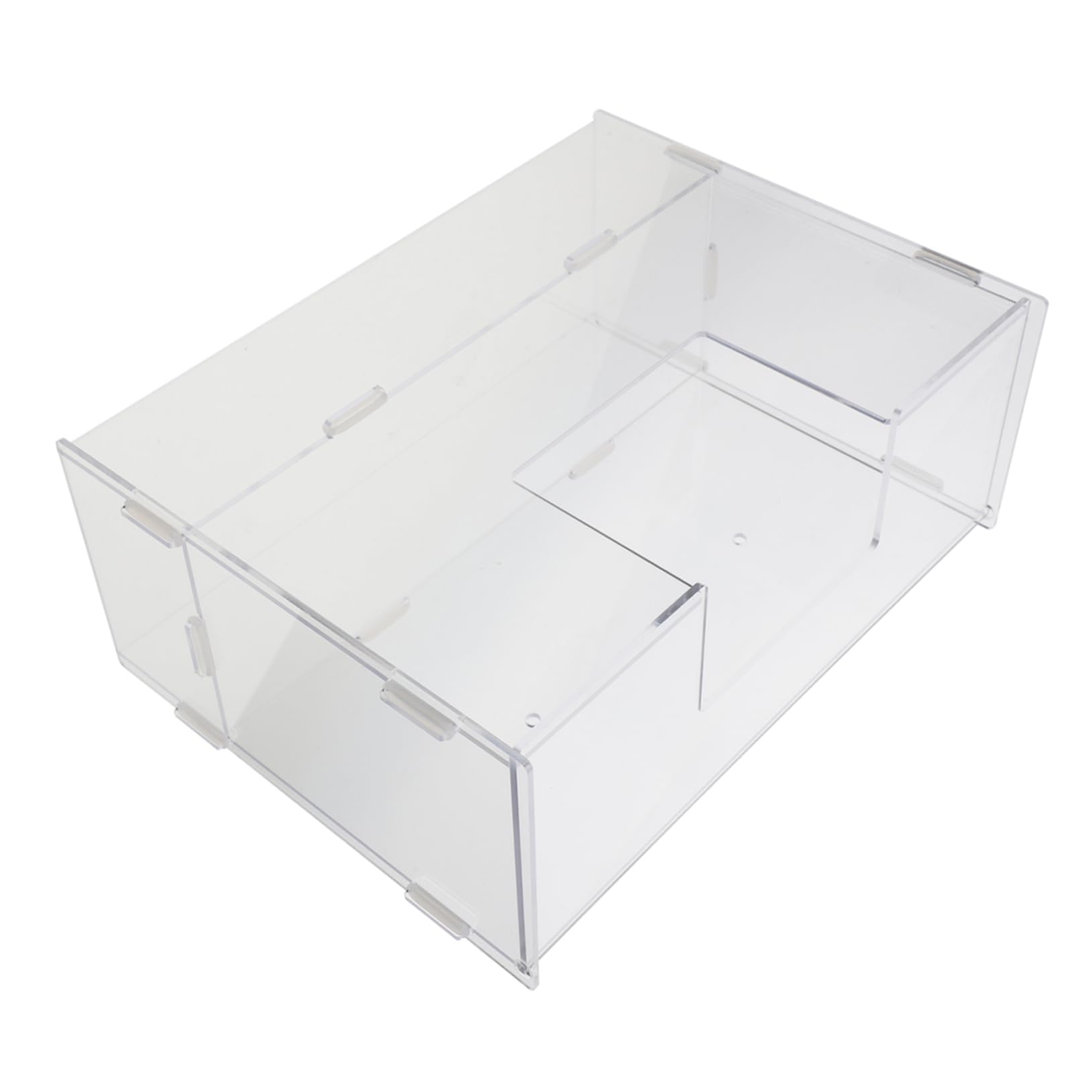 Acryl Heuspender mit Futterrille und Großer Kapazität für Kleintiere