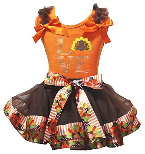 Jupe pétale Turquie pour filles avec chemise orange brun un look poétique