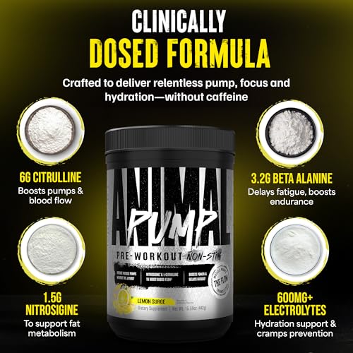 Animal Pump Non Stim Pre Workout