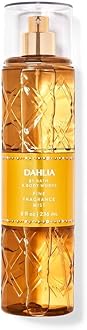 Bath & Body Works Dahlia Fine Fragrance Mist 8 Fluid Ounce Spray (Packaging As Pictured)