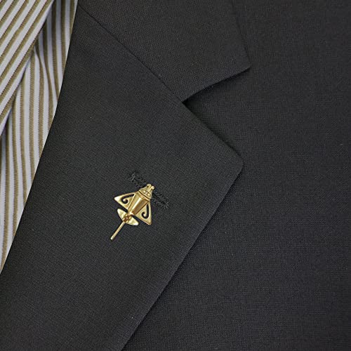 Image of Colombian Emerald & Multi-Material Options | Quimbaya Flyer Lapel Pin | Ancient Alien Golden Jets Collection