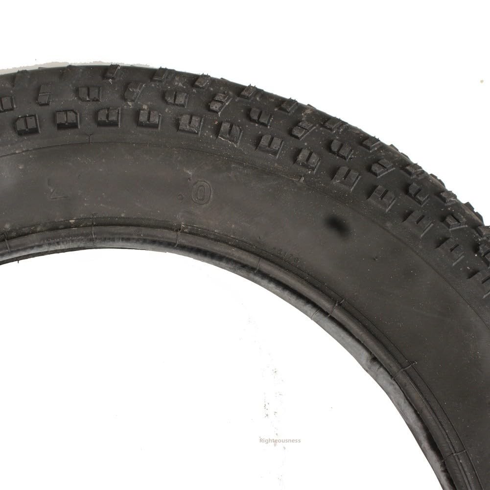 Neumático Fat Bike de 20 x 4.0, banda de rodadura de goma de alto agarre, juego de tubo exterior e interior para bicicletas eléctricas