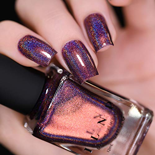 Image of ILNP Love Language - Rich Cabernet Red Ultra Holo Nail Polish