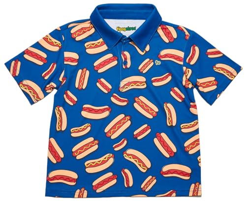 Polo Golf Toddler Hot Dog vêtement parfait pour l'été au club