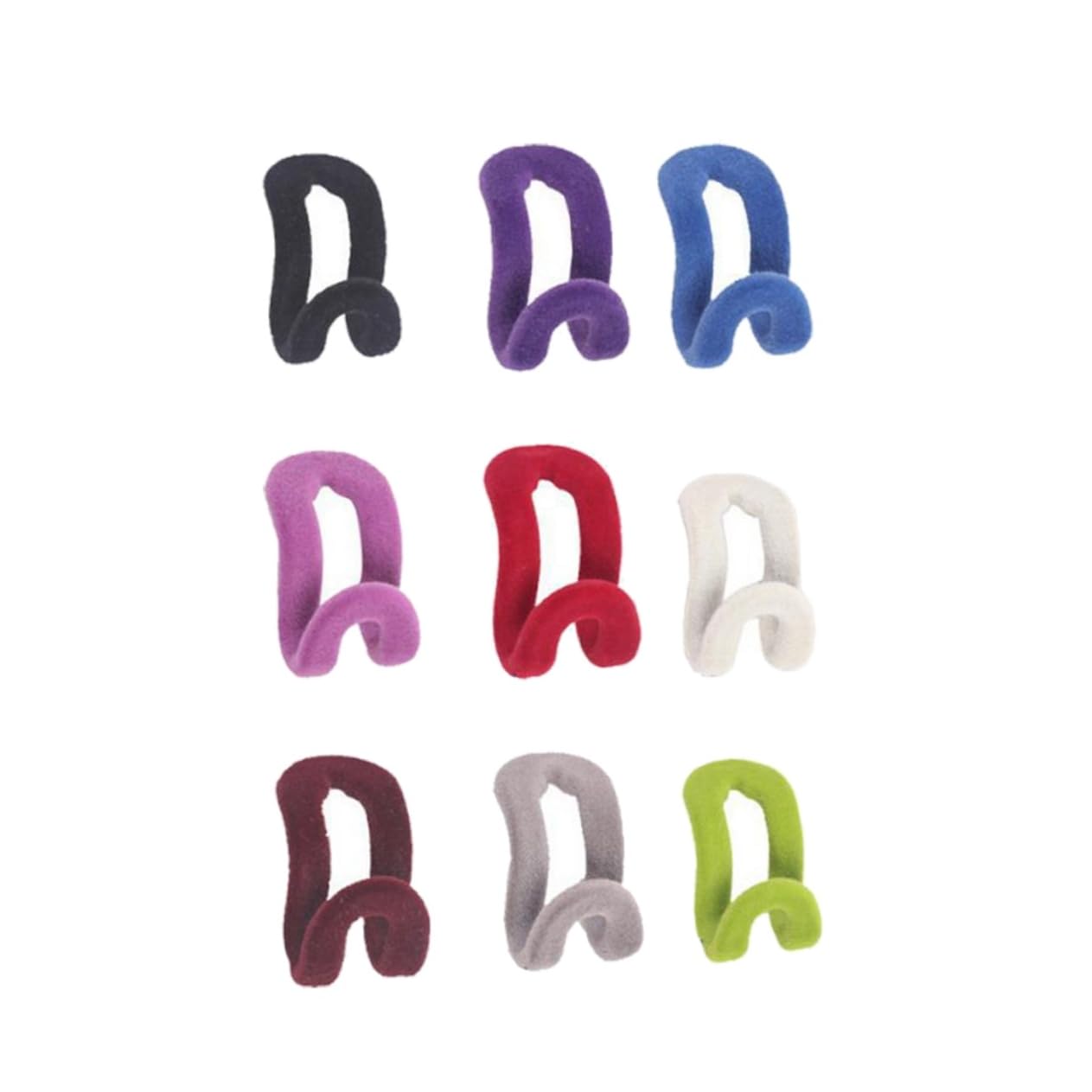 CHILDWEET 20pcs Clothes Holder Clothes Cascading Hangers Clothes Racks Hanger Connector Accessories Hangers Mini Clothes Rack Velvet Hanger Coat Hangers Sturdy Hangers Nonslip Hangers Hook