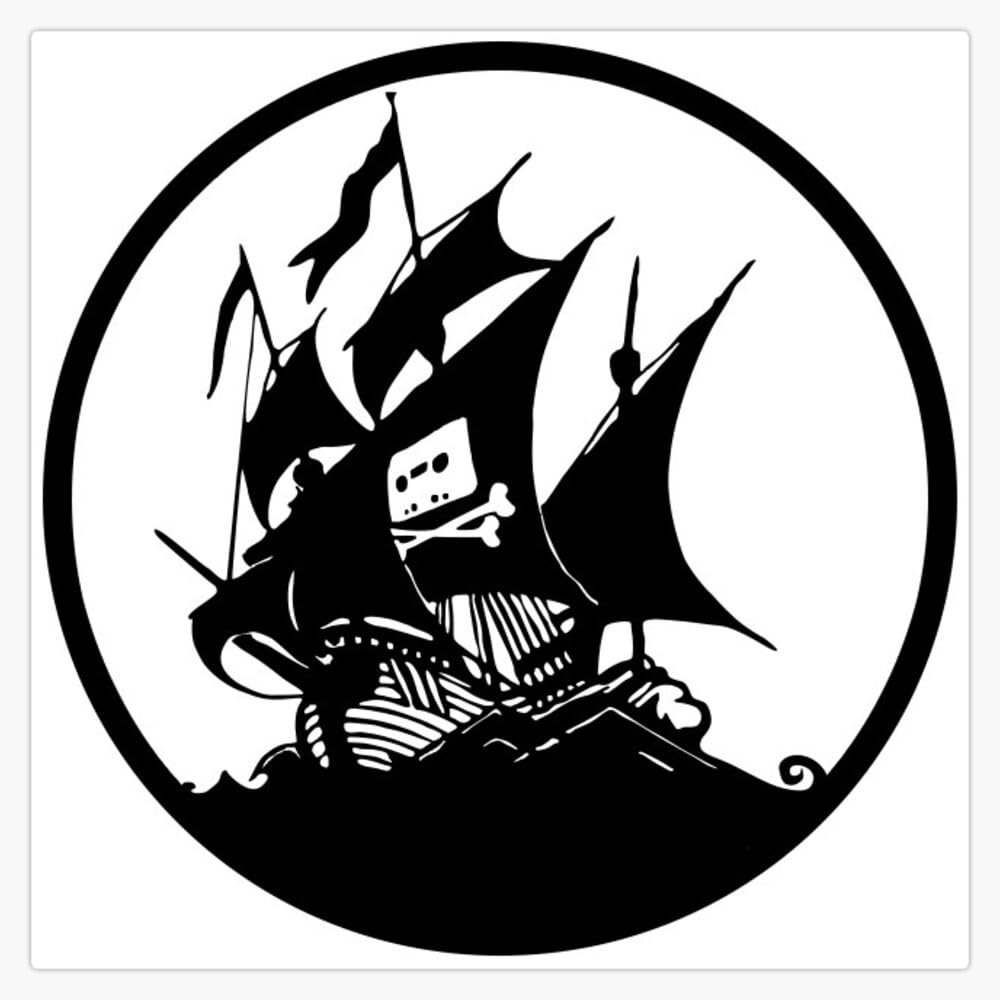 Leyland Designs The Pirate Bay Bumper Sticker Window Water Bottle Decal 5""