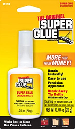 Instant Adhesive, 20g Bottle, Clear