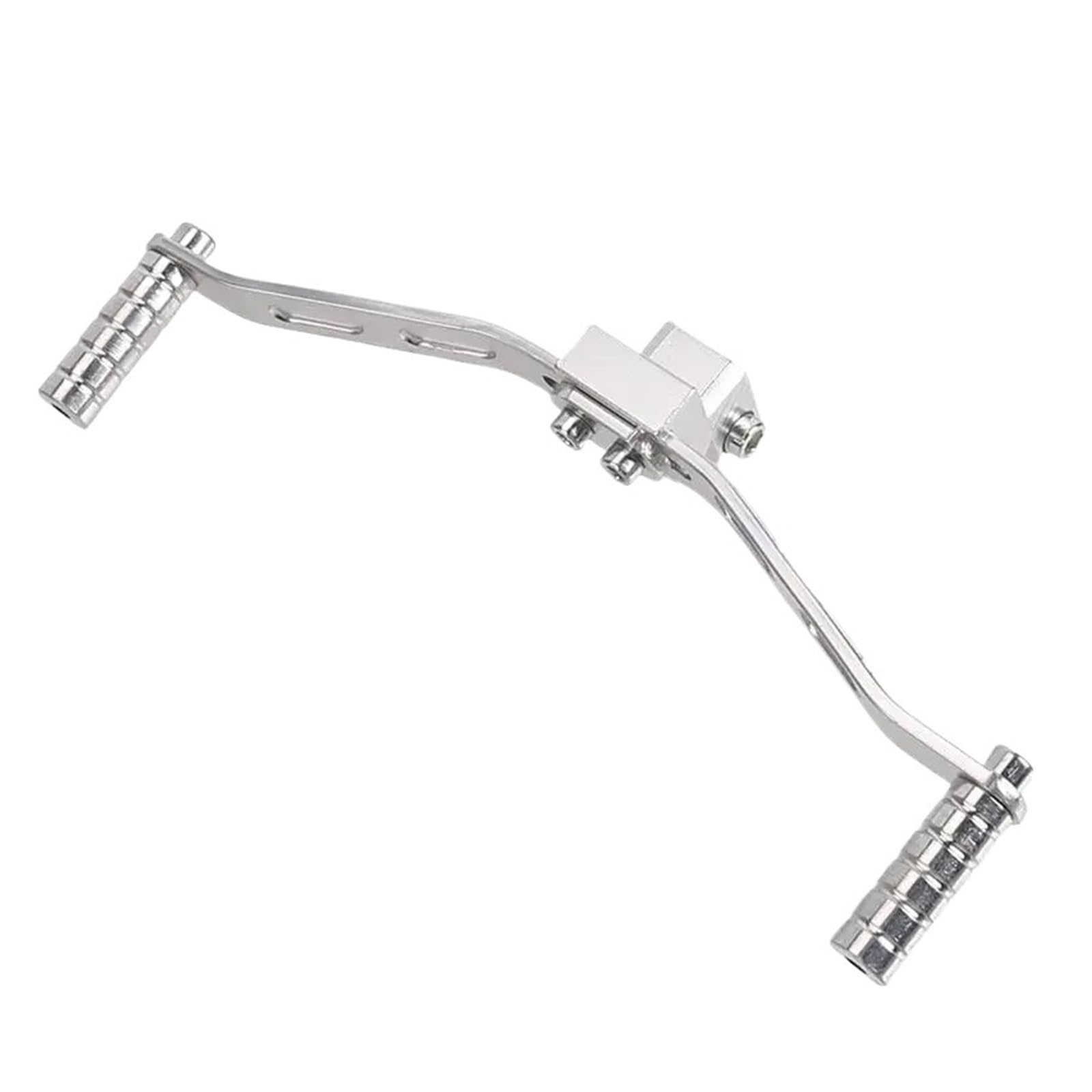 Lbcsrmh Silvery Motorcycle Gear Lever Universal Motorcycle Supplies Bidirectional Shift Lever Pedal Shifter, Used For Scooter Motorcycle Gear Shifter Shift Start Lever(Silvery)