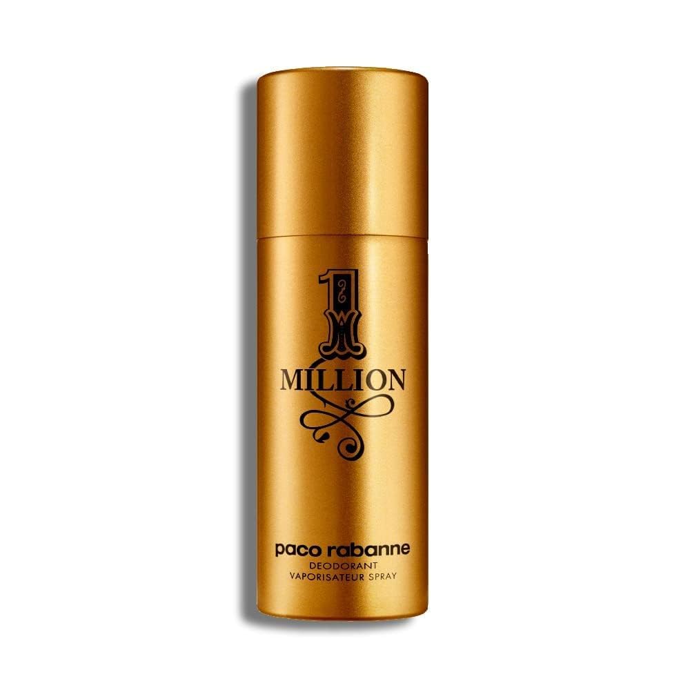 Paco Rabanne 1 Million Deodorante Spray, Uomo, 150 ml (Confezione da 2)