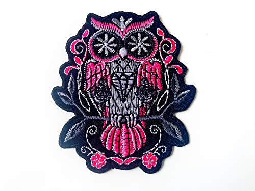 Tyga Thai Brand Owl Tattoo Style Animal Tattoo Biker Rider Patch Embroidered Iron