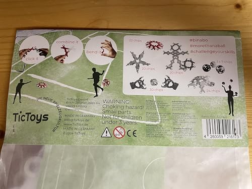 BINABO Click & Kick Football Construction Set, Build Your Own Kickable Ball, Eco-Friendly DIY Toy for Kids & Adults - Image 4