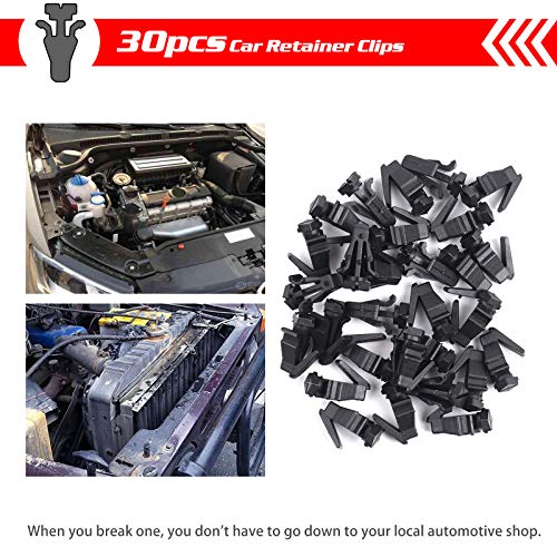 Image of OTUAYAUTO 30Pcs 76882-0M060 Front Grill Clips - Replacement for Nissan Frontier, Titan, Xterra, Armada, Infiniti FX45, M35 Grille Clips