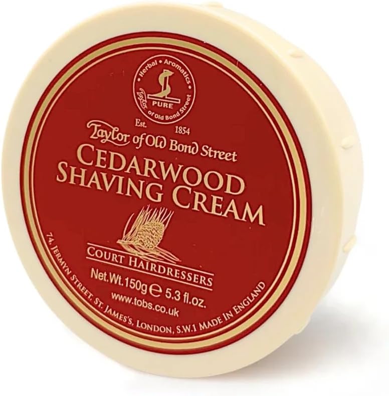 Cedarwood Shaving Cream Bowl, 150g