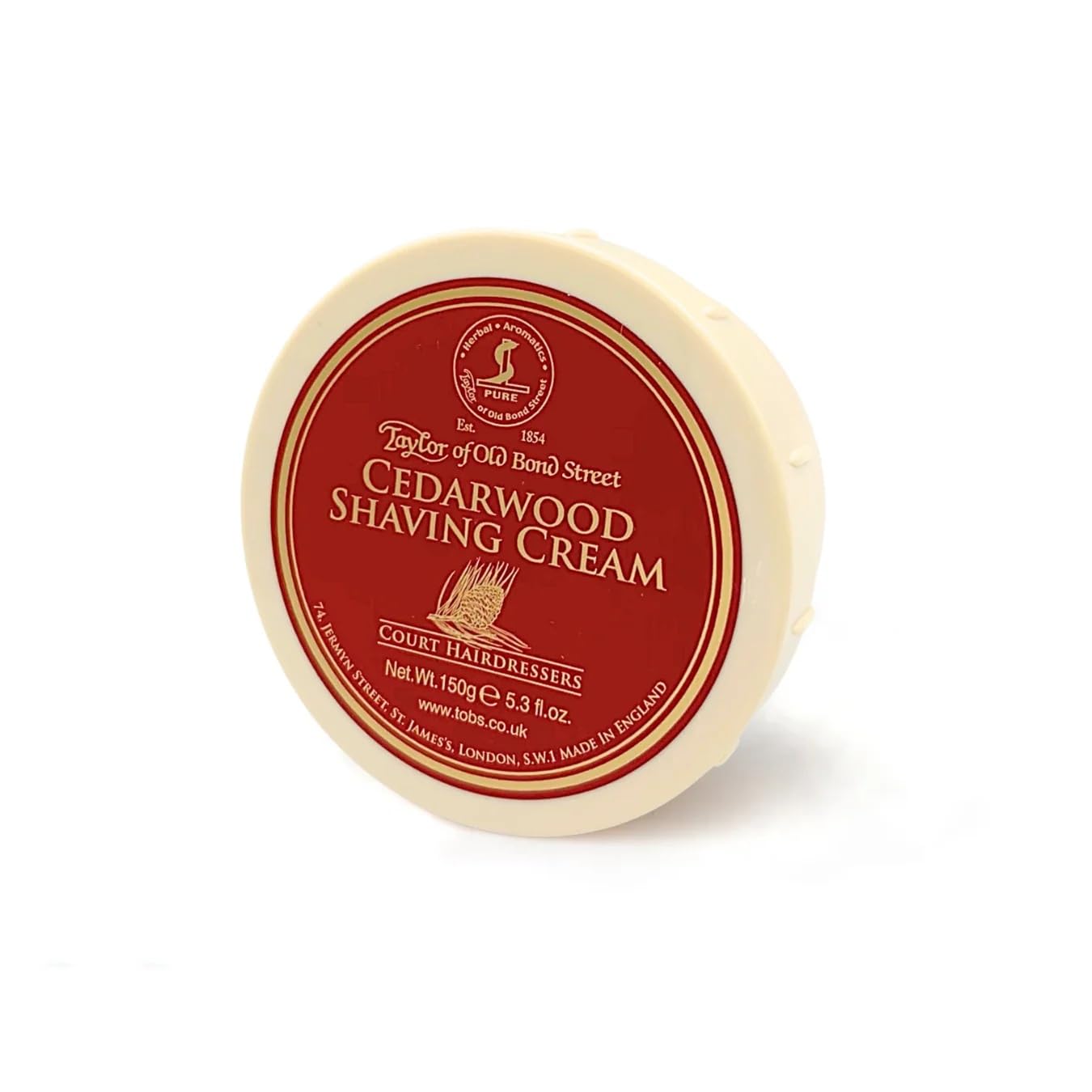 Taylor of Old Bond Cedarwood Shaving Cream, 0.33 Pound