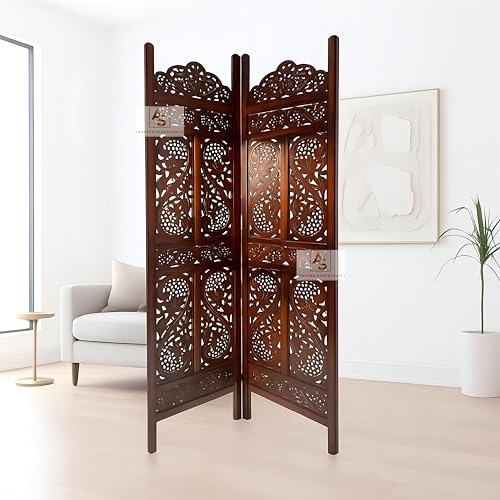 Image of Partition for Living Room,Divider,Partition Wall Divider Screen Separator, Wall Panel Divider for Hall | Bedroom |Office | Puja Room | Restaurant S Design (2- Panels)