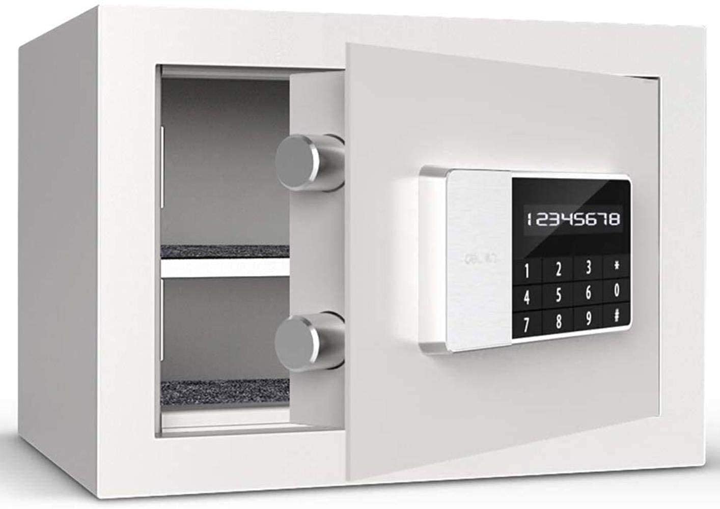 RLKHXBS Cassette di Sicurezza Sicurezza Digitale con Tastiera Tastiera Pulsante di Copertura Famiglia o Viaggiare 35 * 25 * 25 cm SafeBox