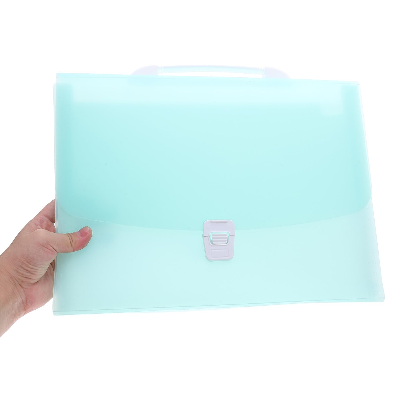 2 Pezzi Cartella Portadocumenti In Plastica Per Organi Portadocumenti Organizzatore Per Documenti Organizzatore A Fisarmonica Espandibile Borsa Blu