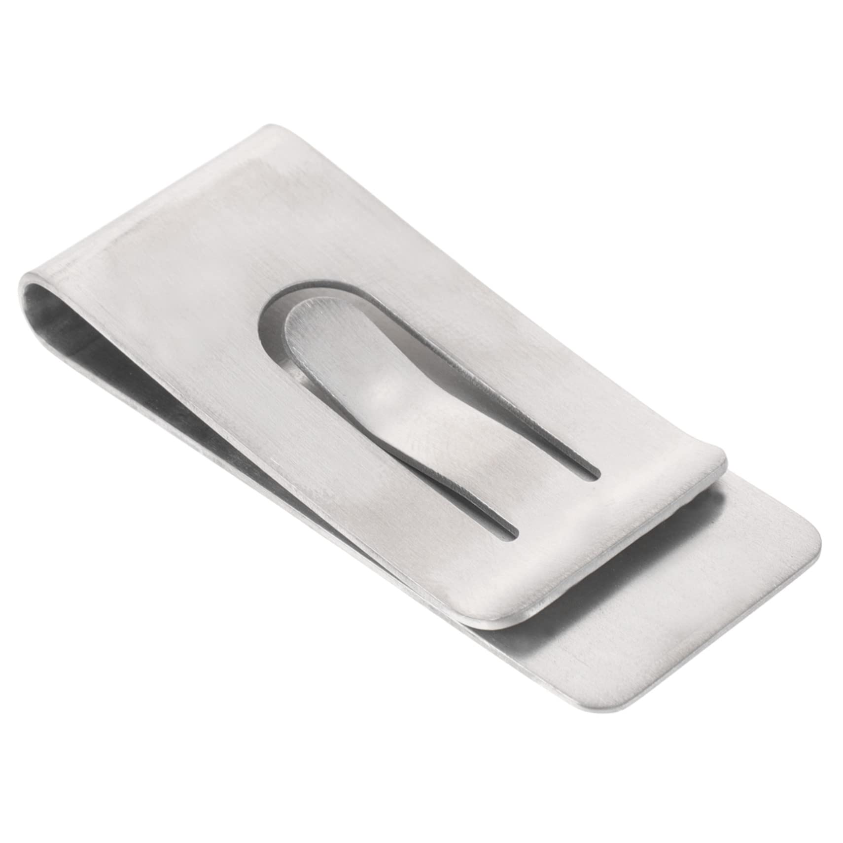 BESPORTBLE Wide Titanium Money Clip for Men Slim Cash Holder Metal Double-sided Organizer