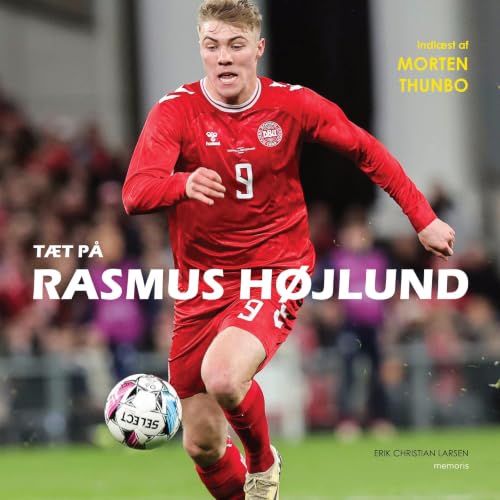 Diseño de la portada del título T&aelig;t p&aring; Rasmus H&oslash;jlund
