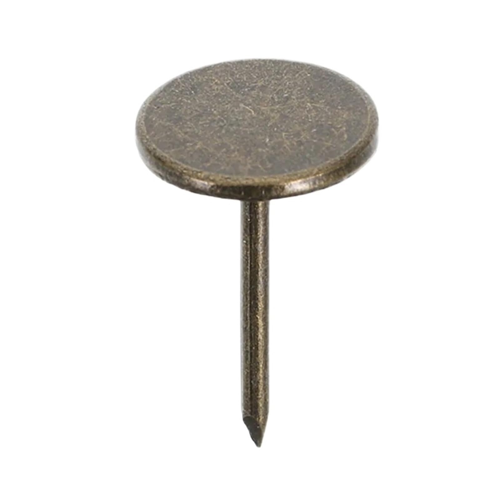 Flat Head Push Pins 200Pcs Wall Fixing Nails Flat Head Thumb Tacks Iron Push Pins For Wallpaper Hanging Pictures Small Decorative