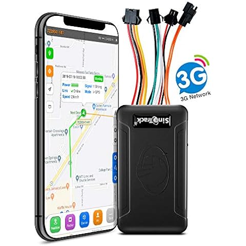 SinoTrack 3G GPS tracker for vehicles,Car Locator Device ST-906W Real-Time GPS Tracker for Car Motorcycle with SOS Button and Mic Voice,Software Support for IOS and Android Lifetime Cover