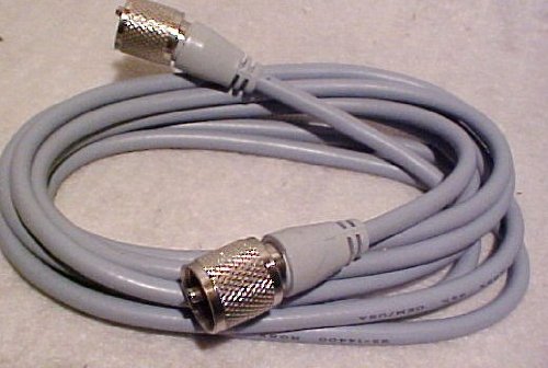 Redman Cb Made 6フィート RG8X 同軸 グレー ジャンパーケーブル CB / ハムラジオ PL259コネクター付き