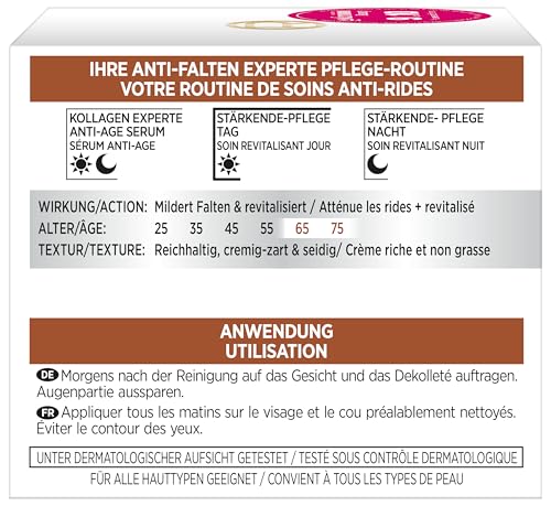 Image of L'Oreal Paris Wrinkle Expert Anti wrinkle Fortifying Day Cream 65+ (50ml)
