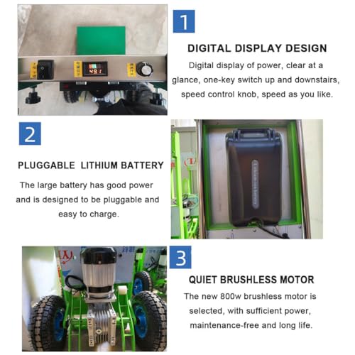 Carretilla eléctrica para escaleras con motor sin escobillas miniatura 5